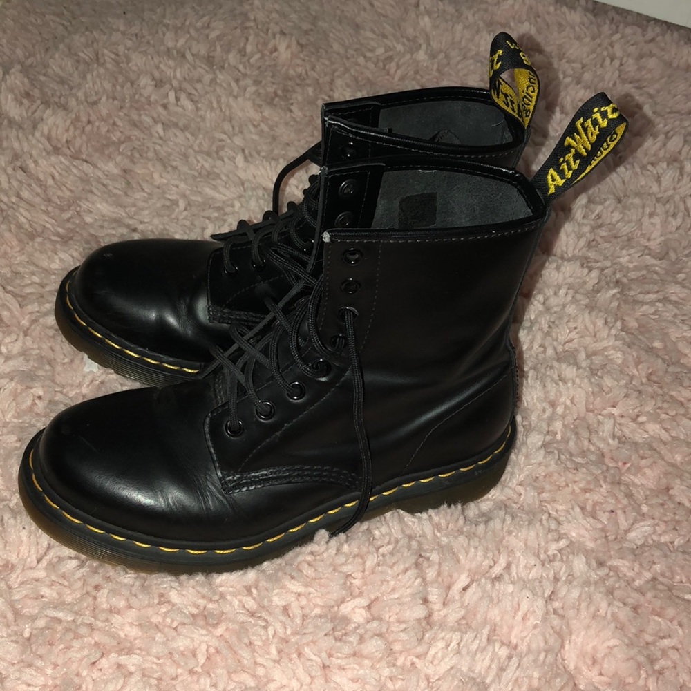 Black 1460 Doc Martins WORN ONCE